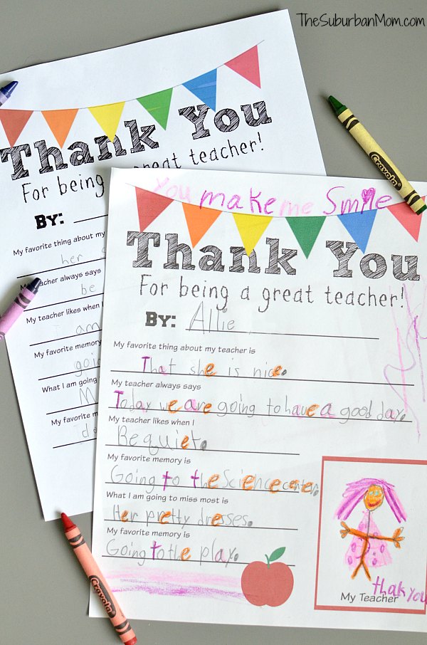 Free Teacher Appreciation Letter Printable 24/7 Moms